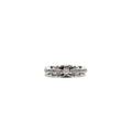 Chrome Hearts Jewelry 18K White Gold Diamonds Baby Classic Floral Cross Ring