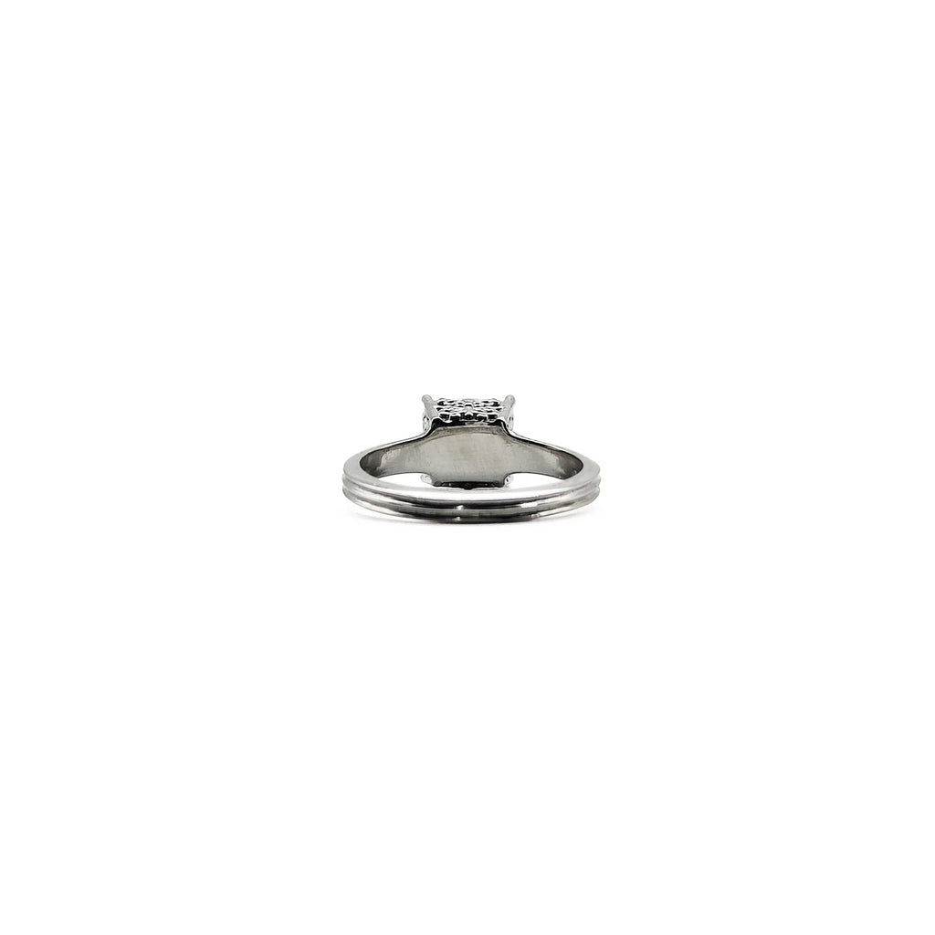 Chrome Hearts Jewelry 18K White Gold Pink Saph KH Cocktail Ring