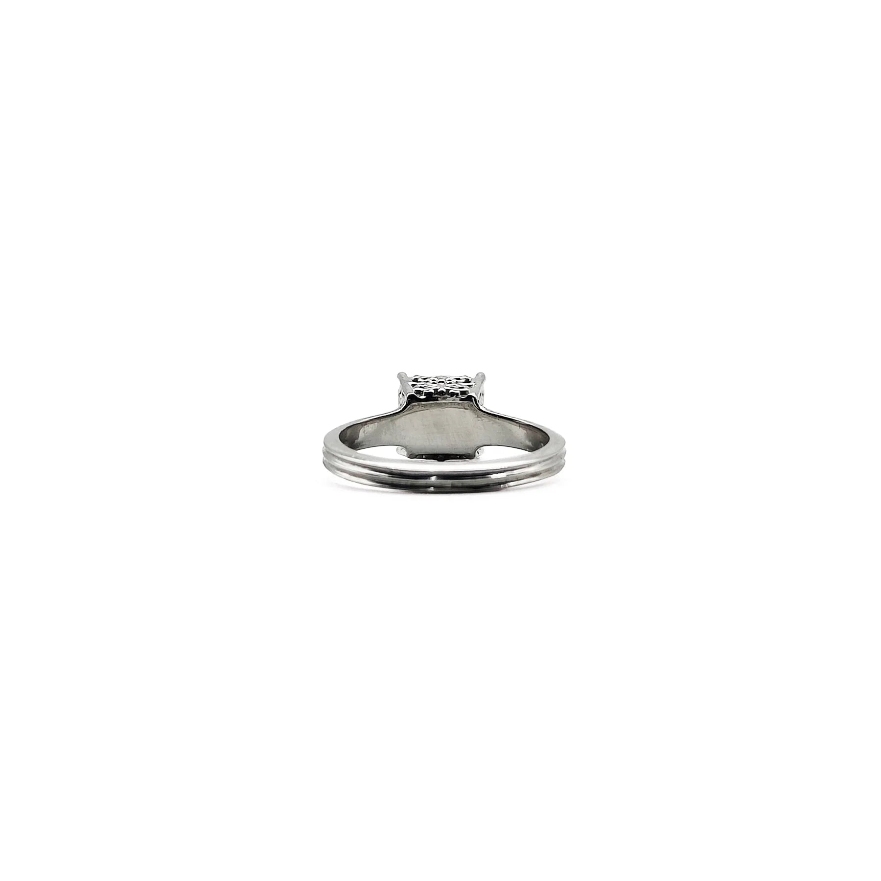 Chrome Hearts Jewelry 18K White Gold Pink Saph KH Cocktail Ring