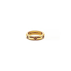 Chrome Hearts Jewelry 22K Gold Negative Cross Ring