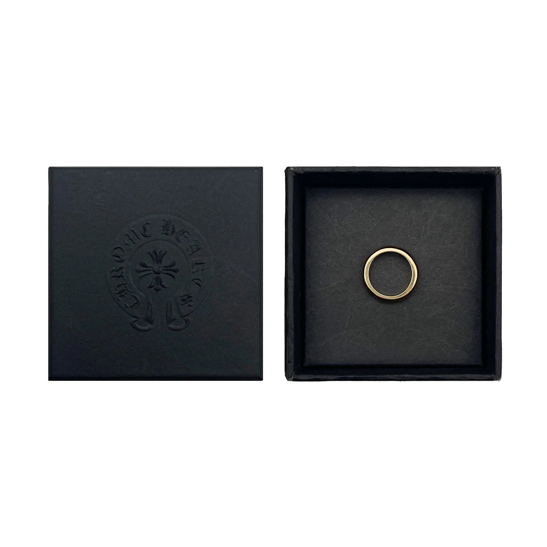 Chrome Hearts Jewelry 22K Gold Negative Cross Ring