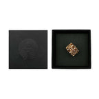 Chrome Hearts Jewelry 22K Gold With Diamonds Cross Cemetery Ring