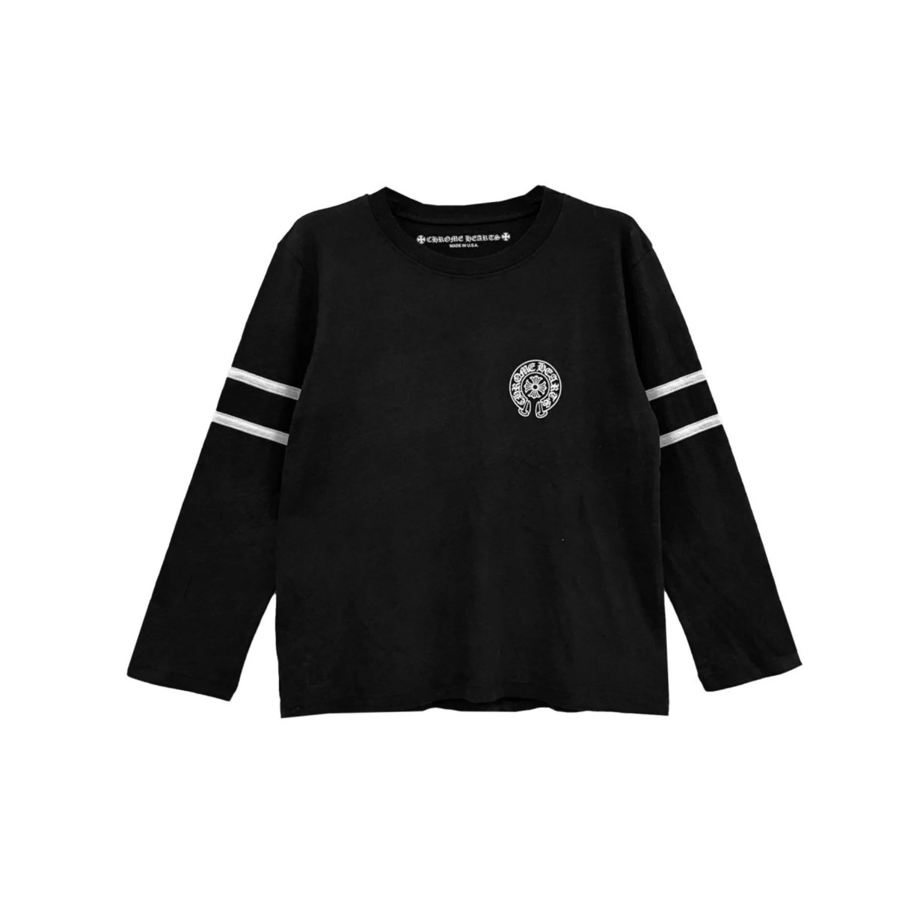 33 Horseshoe Logo Black Long Sleeve T-Shirt