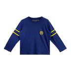 Chrome Hearts 33 Horseshoe Logo Blue Long Sleeve T-Shirt