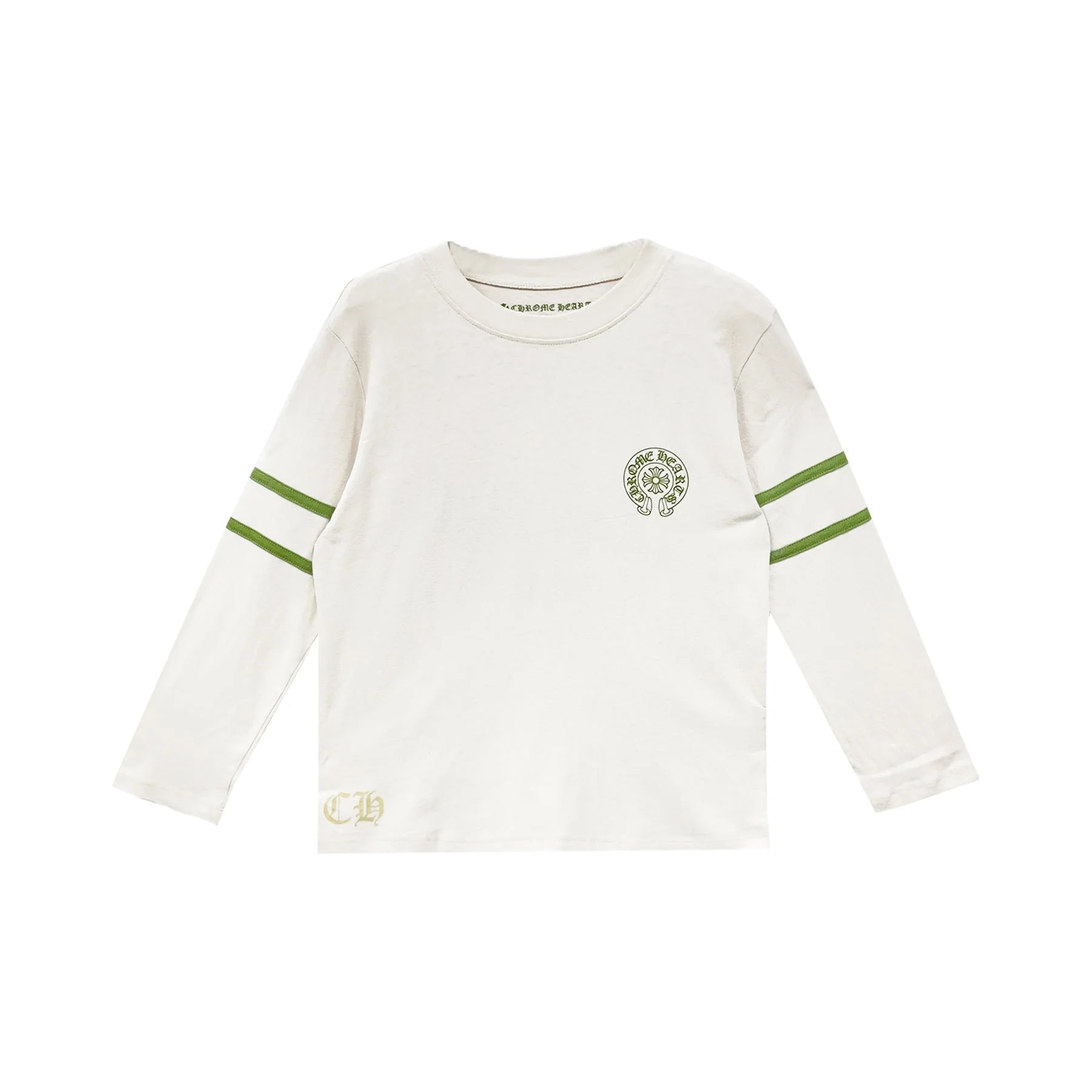 33 Horseshoe Logo White Long Sleeve T-Shirt