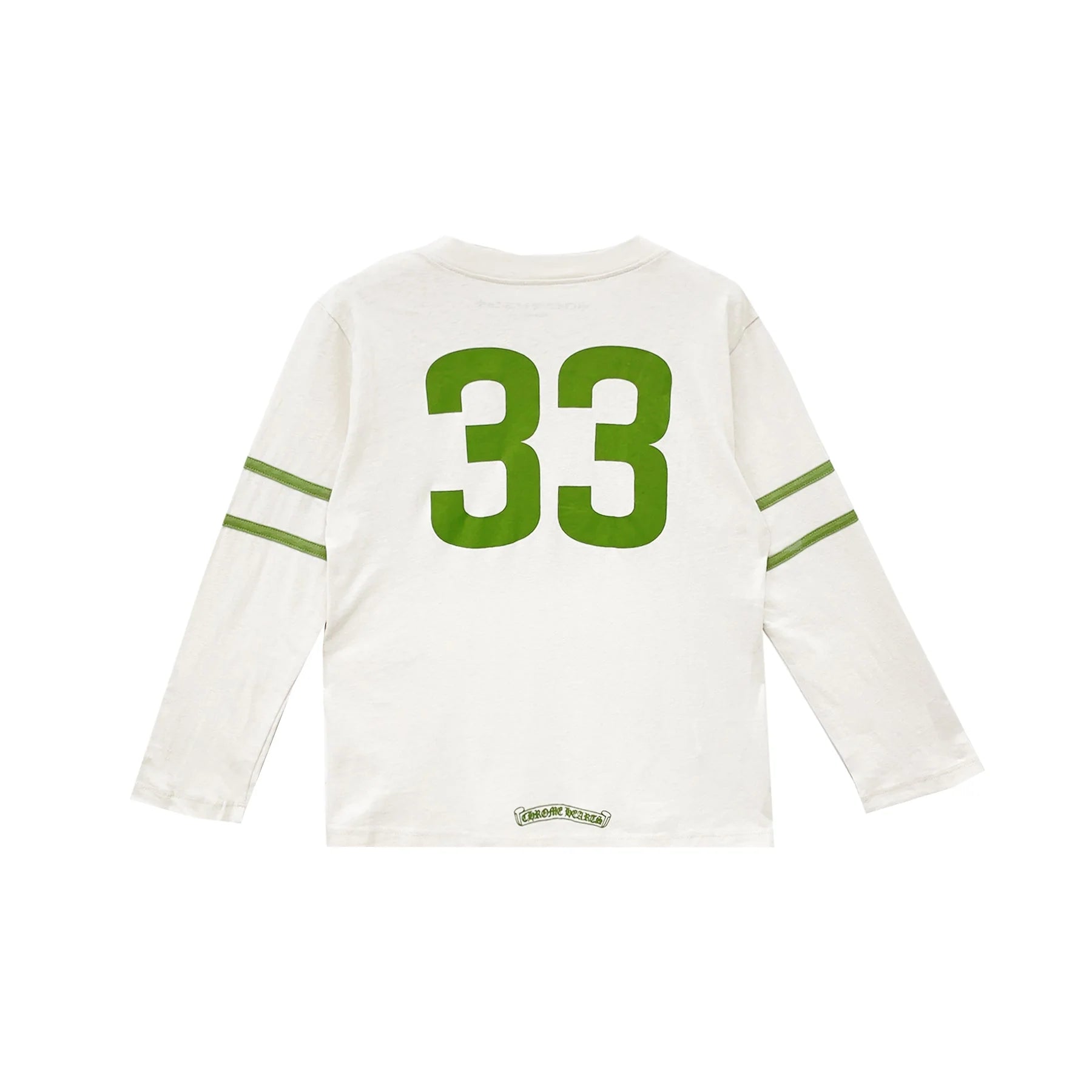 33 Horseshoe Logo White Long Sleeve T-Shirt