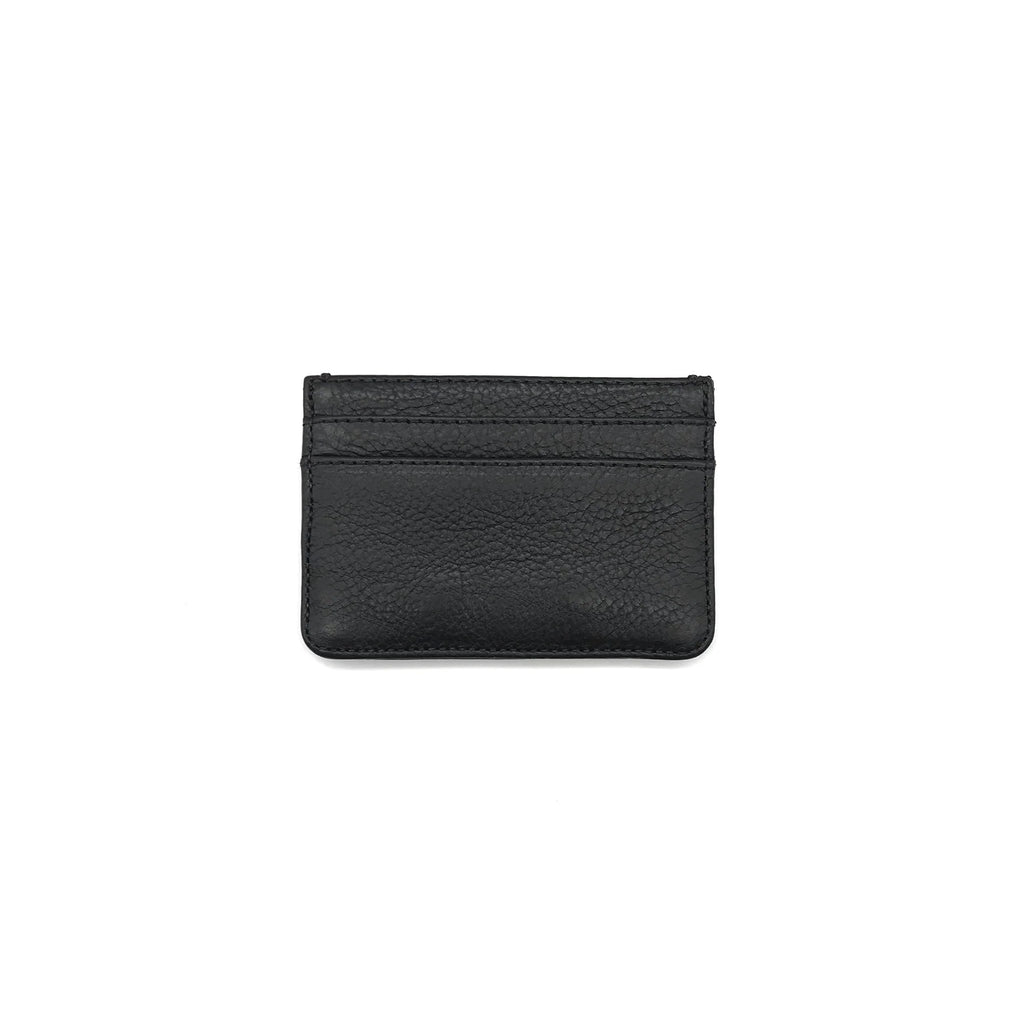 Chrome Hearts Black Leather Card Holder