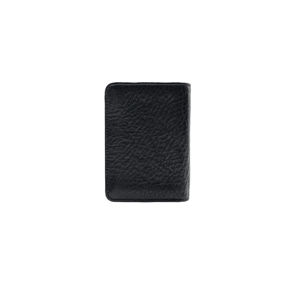 Chrome Hearts Black Silver Scroll Folded Cardholder
