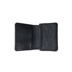 Chrome Hearts Black Silver Scroll Folded Cardholder