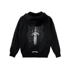 Chrome Hearts Vine Dagger Zip Up Black Hoodie