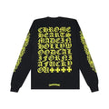 Bold Yellow Chrome Hearts Made In Hollywood Long Sleeve Tee
