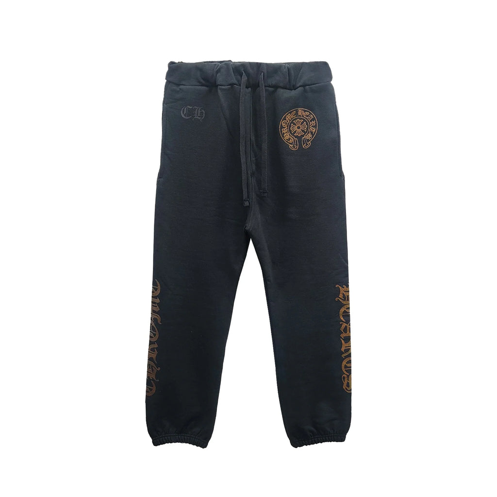 Glitter 1988 Chrome Hearts Brown Sweatpants