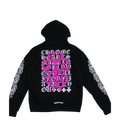 CH Eye Chart Pink Dagger Pullover Hoodie