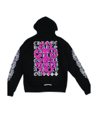 CH Eye Chart Pink Dagger Pullover Hoodie