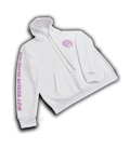Chrome Hearts Purple Glitter Hoodie White