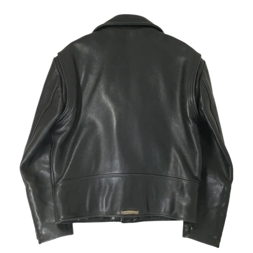 Double Riders Chrome Hearts Leather Jacket Cross Patch