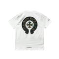 Camouflage Horseshoe Logo Chrome Hearts White Tee