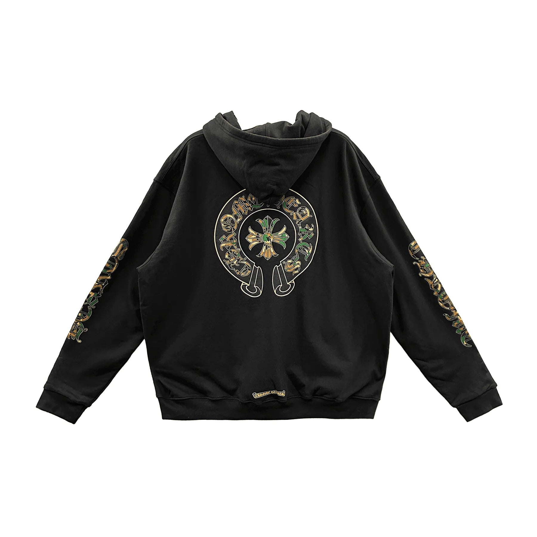 Chrome Hearts Camo Triple Cross Horseshoe Zip Hoodie