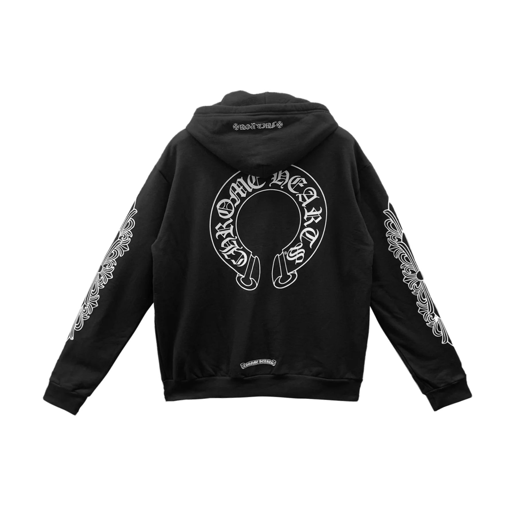 Chrome Hearts FckU Horseshoe Floral Hoodie