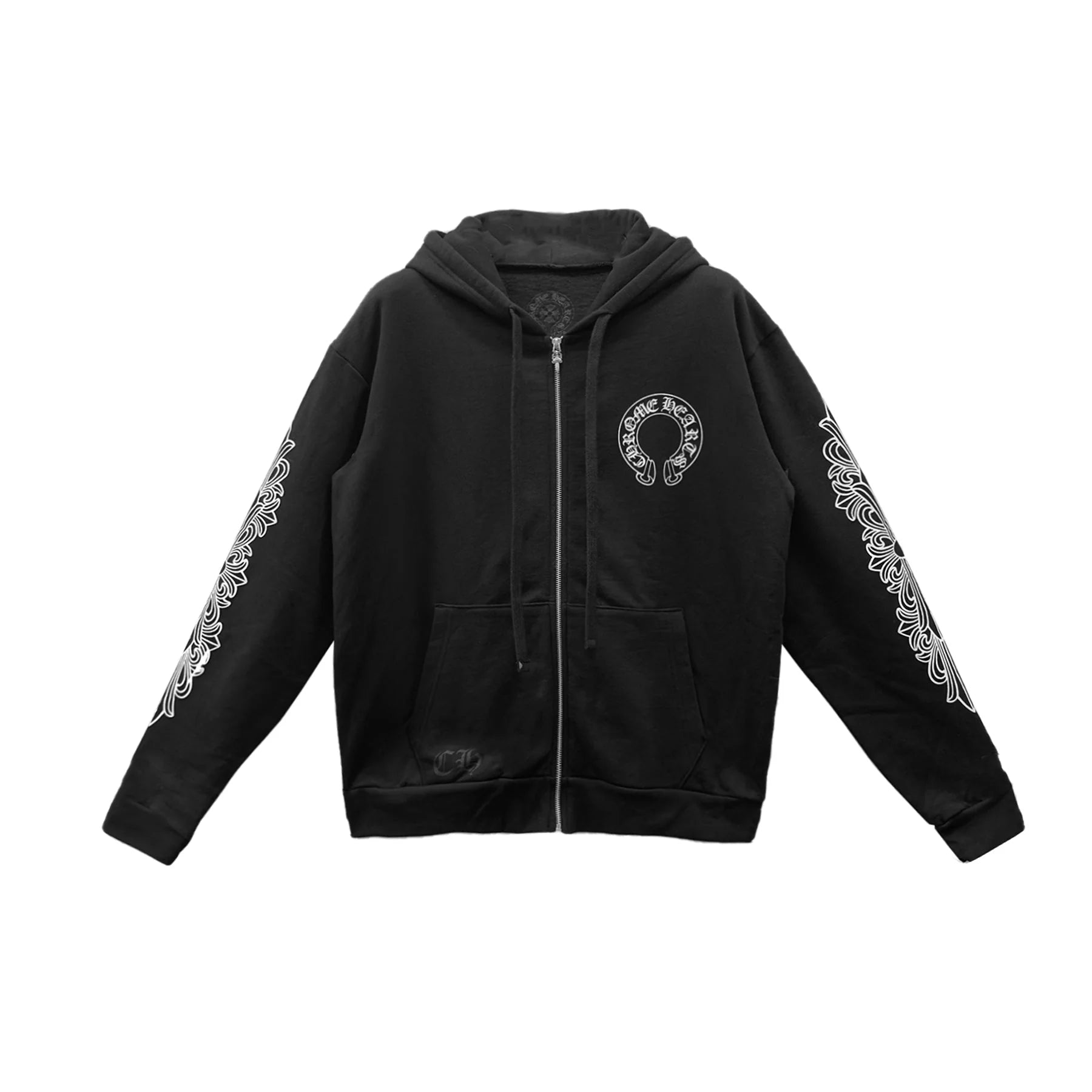 Chrome Hearts FckU Horseshoe Floral Hoodie
