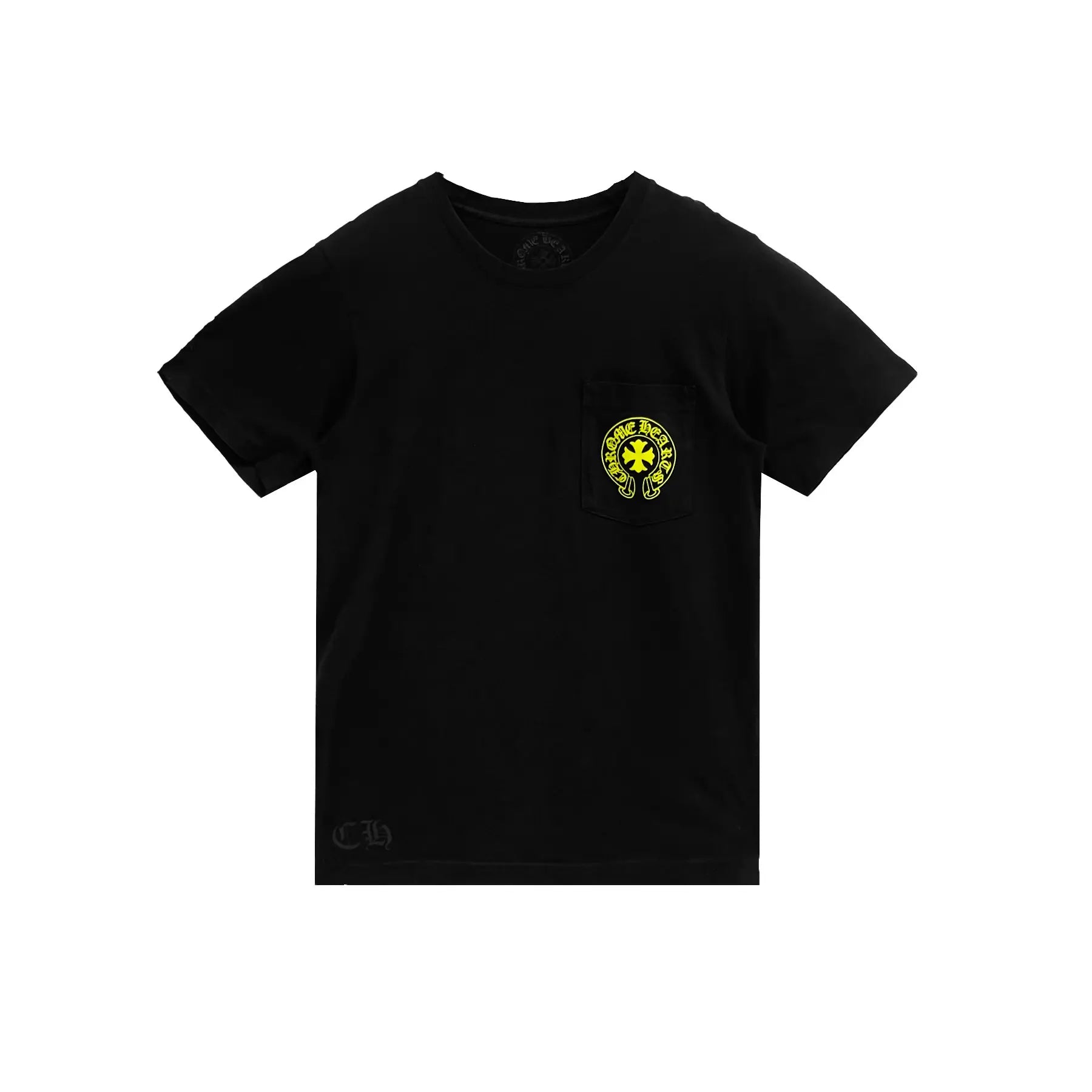 Glow In The Dark Chrome Hearts Pocket Tee Black