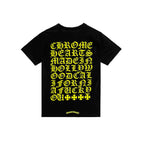 Glow In The Dark Chrome Hearts Pocket Tee Black