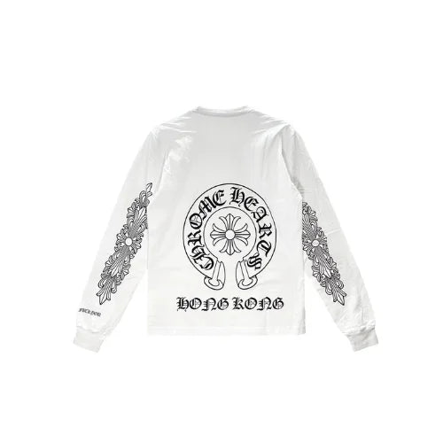 Hong Kong Chrome Hearts Horseshoe Floral Long Sleeve Tee
