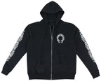 Chrome Hearts Horseshoe Floral Cross Hoodie
