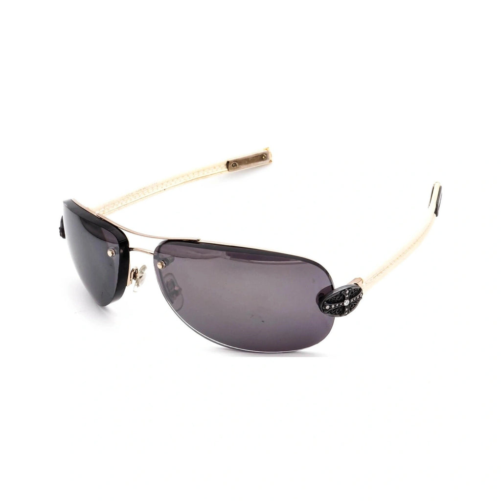 Chrome Hearts Ivory Leather RX Sunglasses