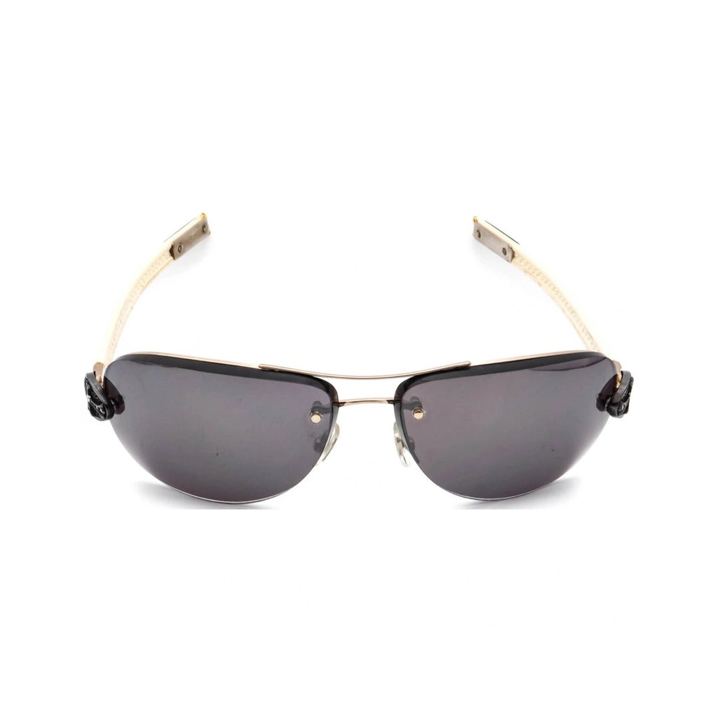 Chrome Hearts Ivory Leather RX Sunglasses