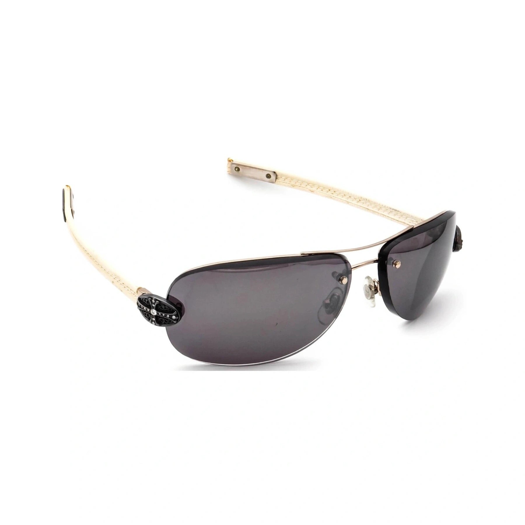 Chrome Hearts Ivory Leather RX Sunglasses