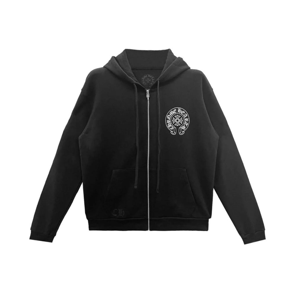 Chrome Hearts Las Vegas Horseshoe Zip Up Hoodie