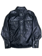 Shirt Style Chrome Hearts Leather Jacket