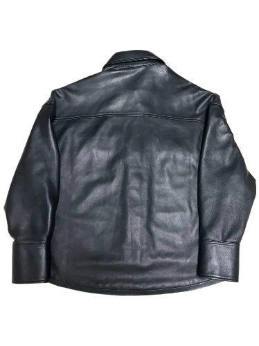 Shirt Style Chrome Hearts Leather Jacket