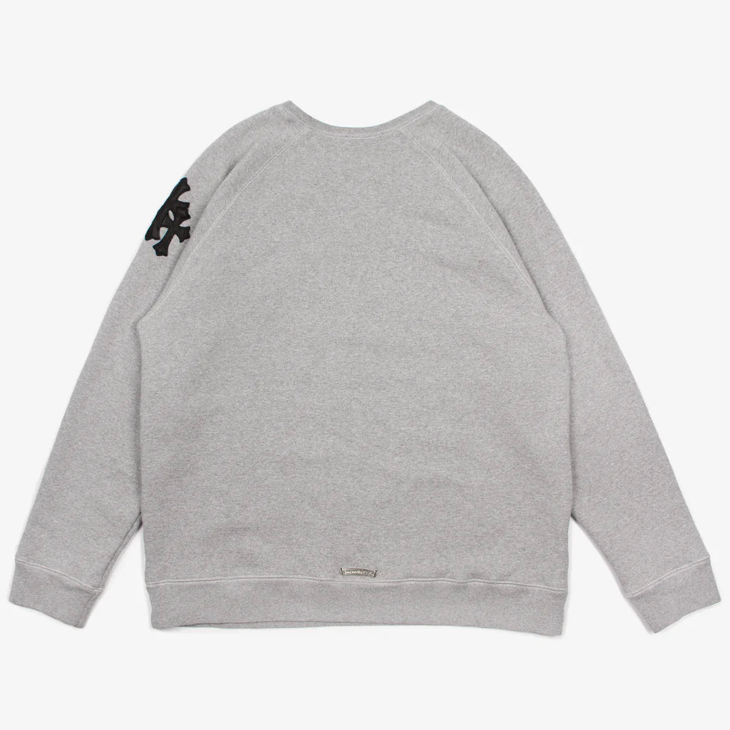 Crewneck Paper Jam Cross Patch Chrome Hearts Sweatshirt