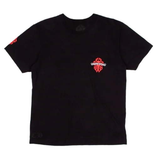 Chrome Hearts Red Dagger Pocket T-Shirt