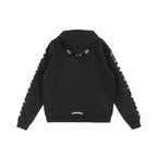 Chrome Hearts Script Logo Zip Up Hoodie