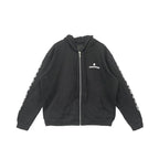 Chrome Hearts Scroll Logo Zip Up Hoodie