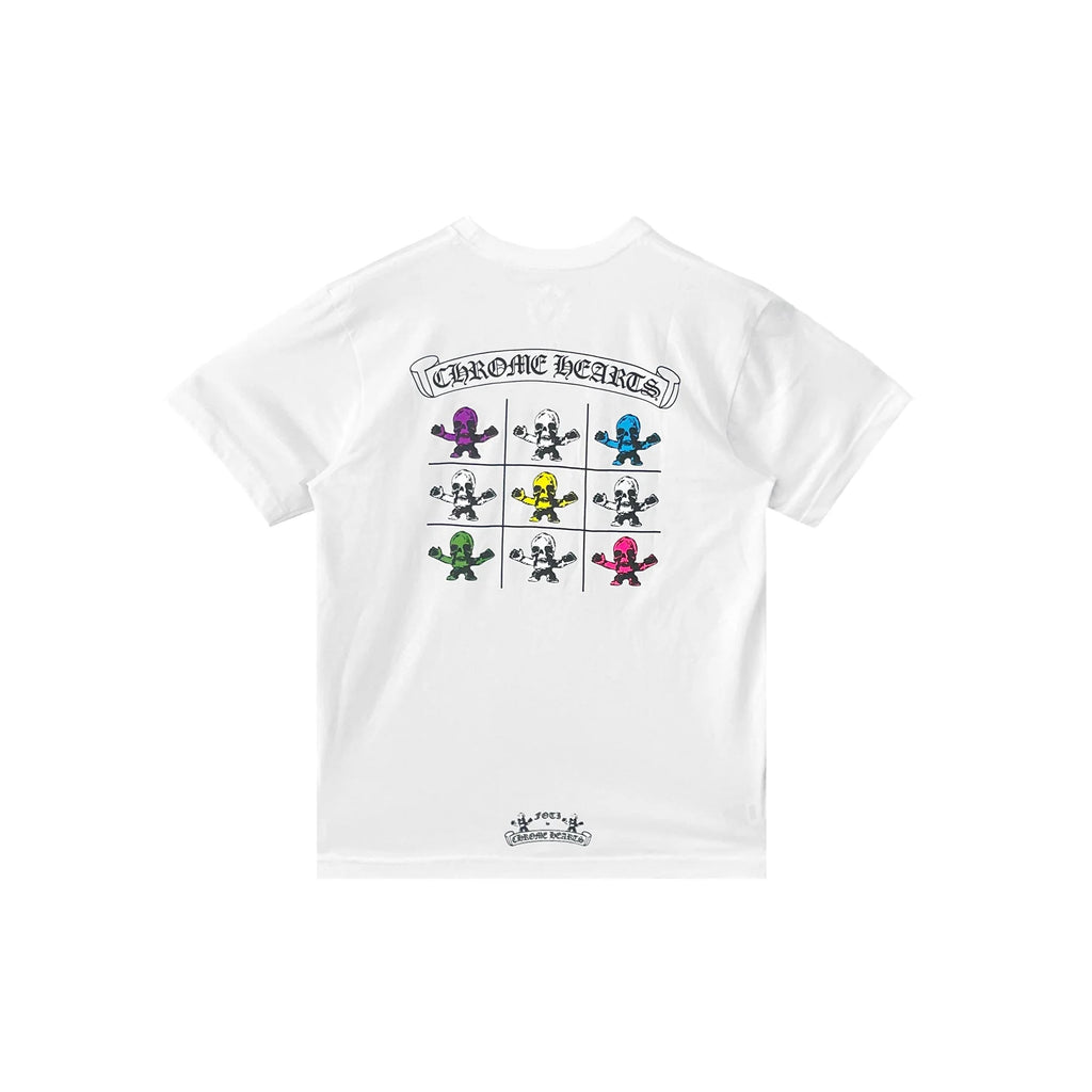 Chrome Hearts White T Shirt Multi Foti Logo
