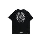 Classic Chrome Heart Horseshoe Logo Short Sleeve Tee