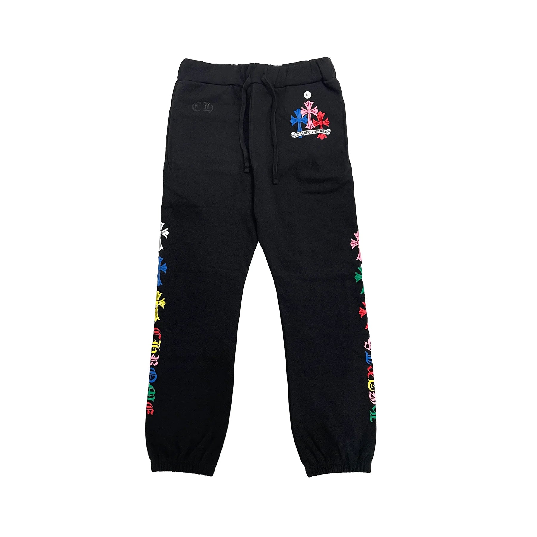 Multicolor Cross Logo Pants