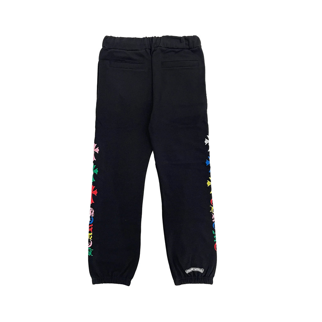 Multicolor Cross Logo Pants
