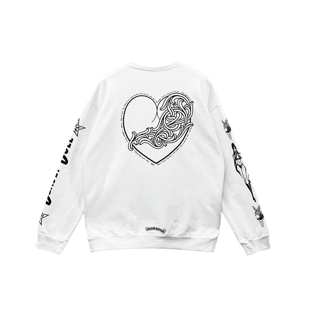 Deadly Doll Vine Heart Logo Sweatshirt