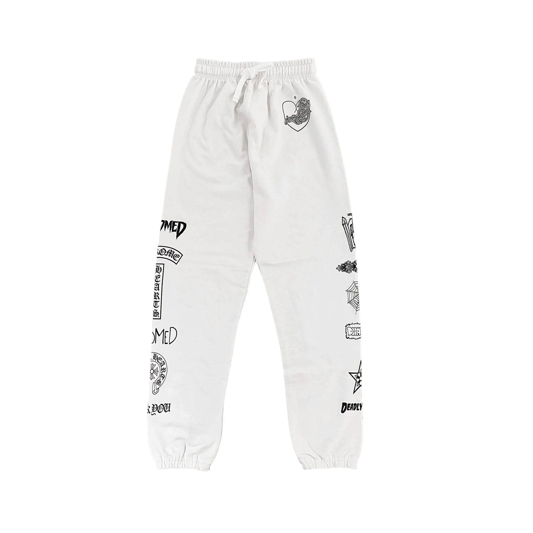Chrome Hearts Pants Deadly Doll Vine Heart