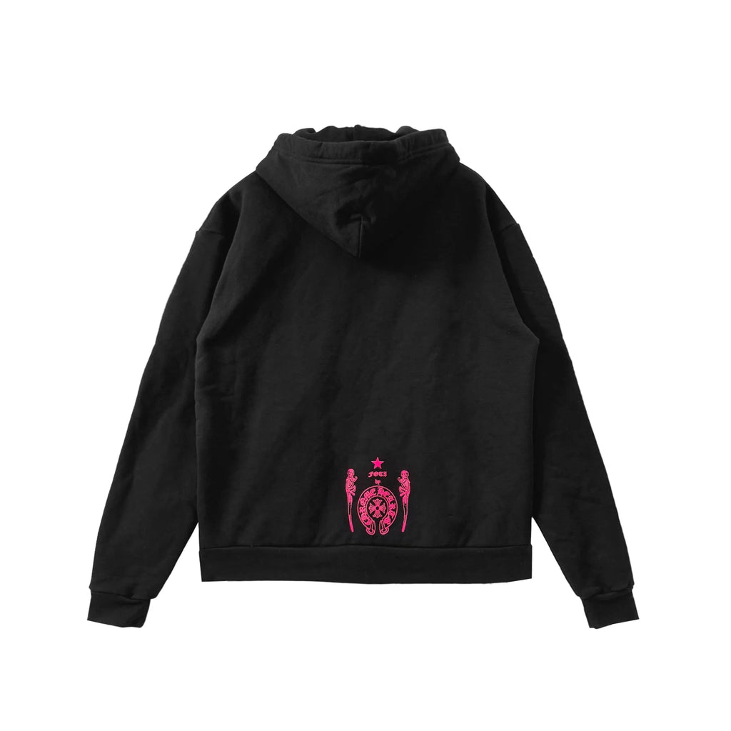 Black Chrome Hearts Foti Miss Lerlene Pullover Hoodie