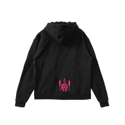 Black Chrome Hearts Foti Miss Lerlene Pullover Hoodie