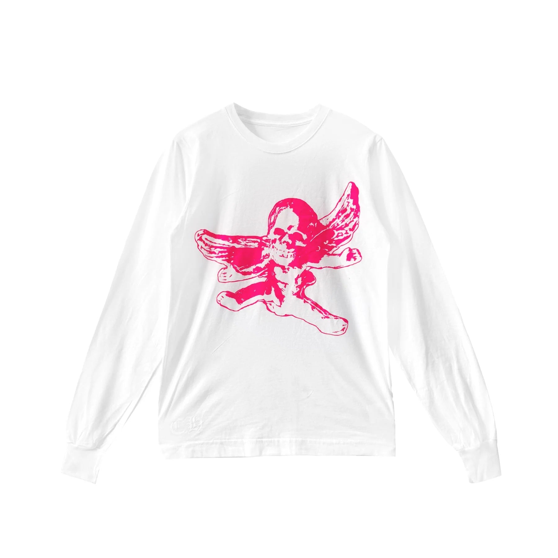Foti White Chrome Hearts Long Sleeve Tee