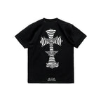 Foti Yungblud Aerosmith Cross Short Sleeve Black Tee