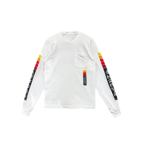 Gradient Script Logo Chrome Hearts Long Sleeve Tee