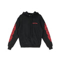 Horseshoe Logo With Red Cross On Sleeve Hoodie